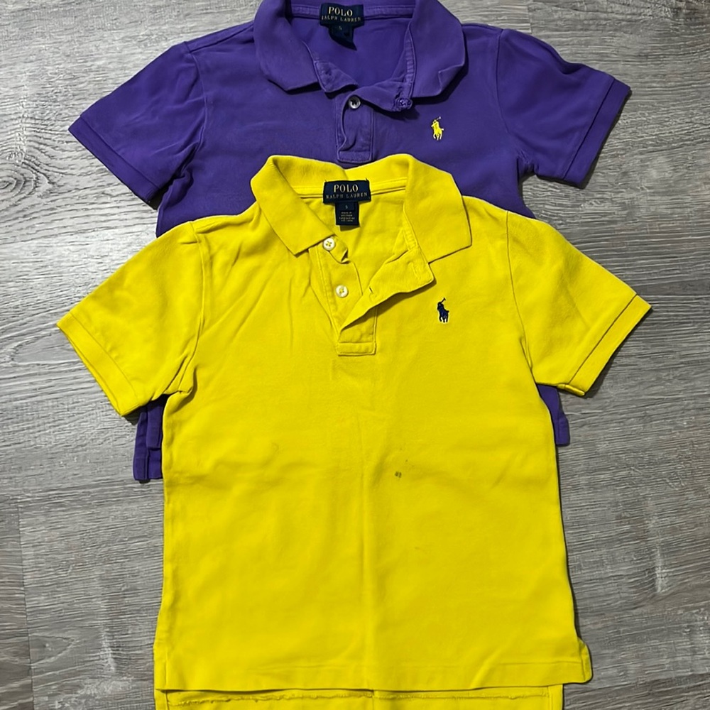 POLO By Ralph Lauren set of 2 cotton mesh shirts.